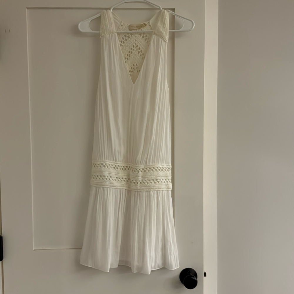 Ramy Brook white silk dress size xs